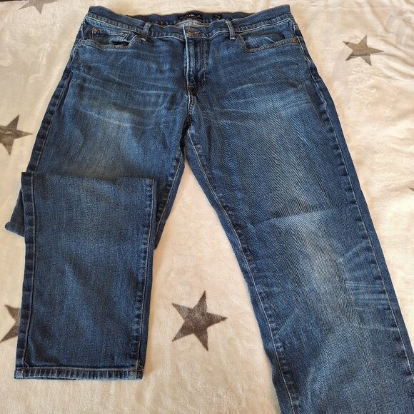 Lucky Brand 221 Original Straight Jeans Mens 38x32 (31.5) Blue Denim Pants - Picture 1 of 15